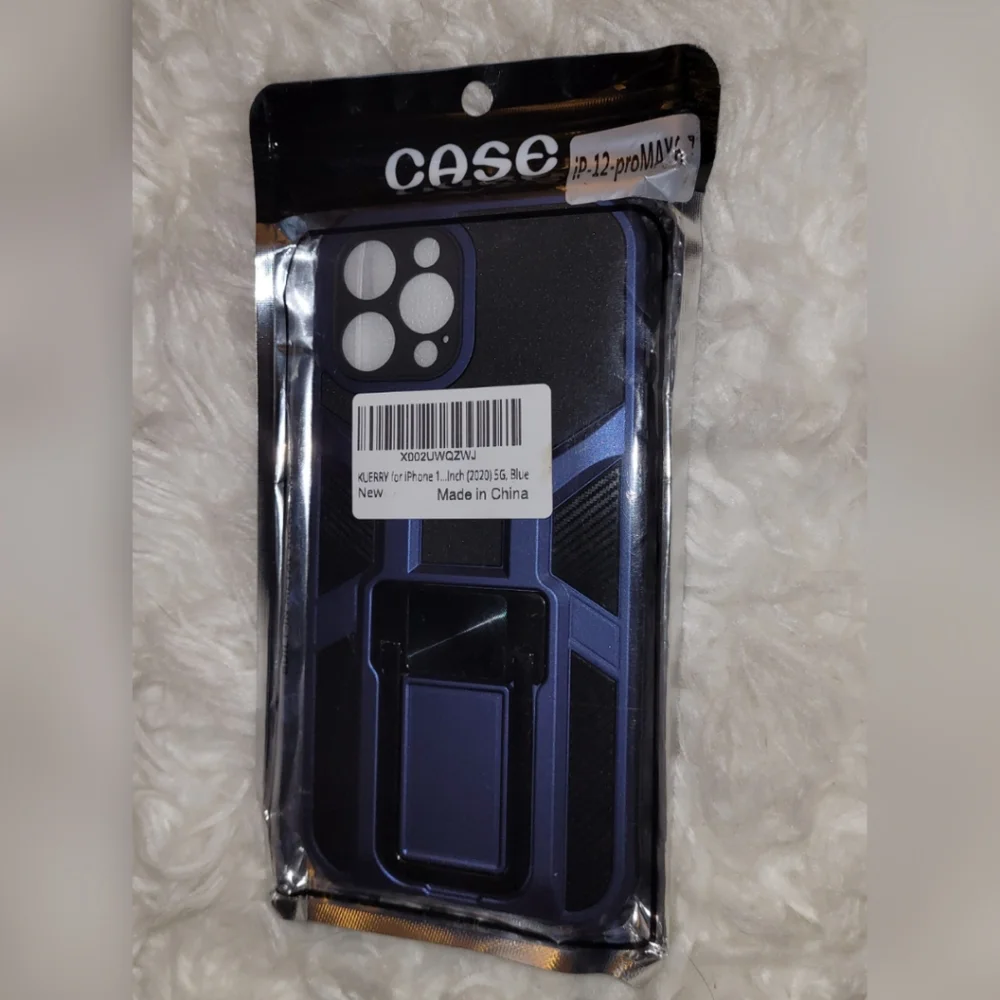 iPhone 12 Pro Max Case w/Magnetic Car Holder Kickstand